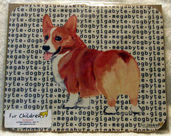 ur Children Megabyte, Gigabyte, Dog Byte Mouse Pad - Pembroke Welsh Corgi (MPMGDB141)