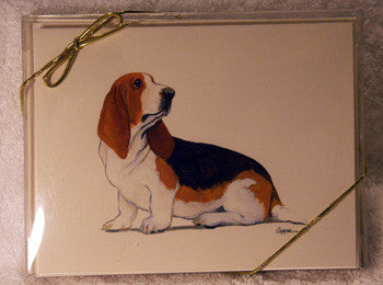 Fur Children Blank Note Cards - Basset Hound (NC040513)