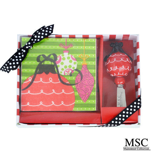Napkin & Spreader Set - Ornament (NSOR/6912)