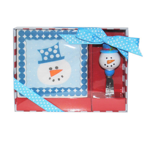 Napkin & Spreader Set - Snowman (NSSM/4587)