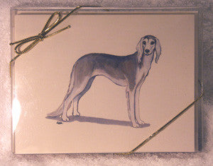 Fur Children Blank Note Cards - Saluki (NC0405118)