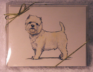 Fur Children Blank Note Cards - West Highland Terrier (Westie) (NC0405144)