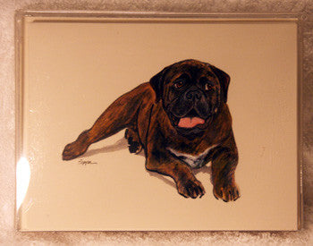 ur Children Blank Note Cards - Bull Mastiff (NC040533)