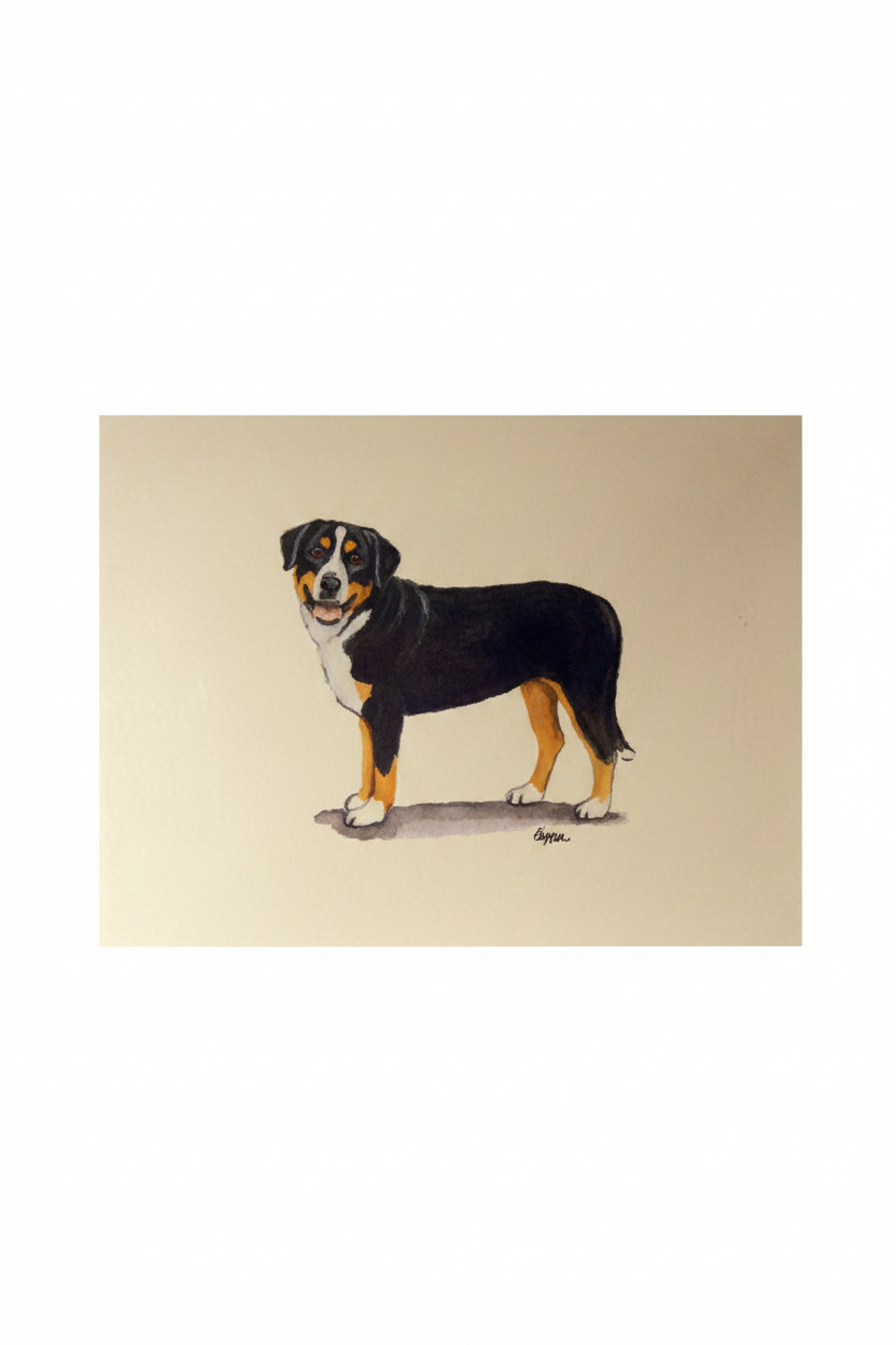 Fur Children Blank Note Cards - Greater Swiss Mountain Dog
