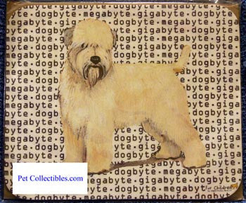 Fur Children Megabyte, Gigabyte, Dog Byte Mouse Pad - Wheaten Terrier (MPMGDB145)