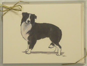 Fur Children Blank Note Cards - Border Collie (NC040521) 