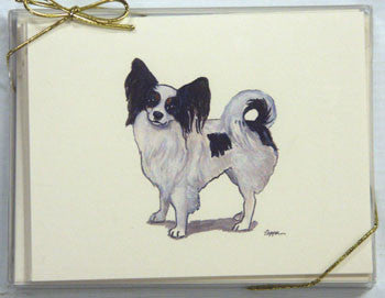 Fur Children Blank Note Cards - Papillon (NC0405103)