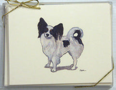 Fur Children Blank Note Cards - Papillon (NC0405103)
