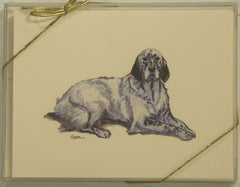 Fur Children Blank Note Cards - English Setter (NC040557)