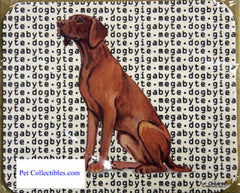 ur Children Megabyte, Gigabyte, Dog Byte Mouse Pad - Vizsla (MPMGDB137)