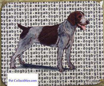 Fur Children Megabyte, Gigabyte, Dog Byte Mouse Pad - German Wirehaired Pointer (MPMGDB63)