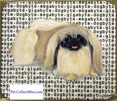 Fur Children Megabyte, Gigabyte, Dog Byte Mouse Pad - Pekingnese (MPMGDB104)