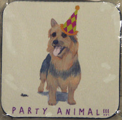 Fur Children Party Animal Coasters - Australian Shepherd (PC040410)