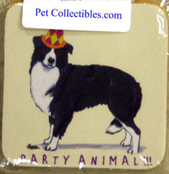 Fur Children Party Animal Coasters - Border Collie (PC040421)