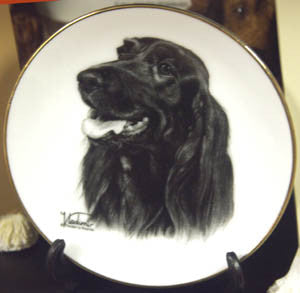 Mini Best In Show 4in Porcelain Plate - Irish Setter