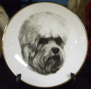 Mini Best In Show 4in Porcelain Plate - Dandi Dinmont