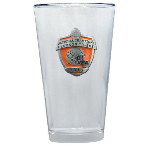Clemson University National Champions 2016 Pint Glass, 16 oz
