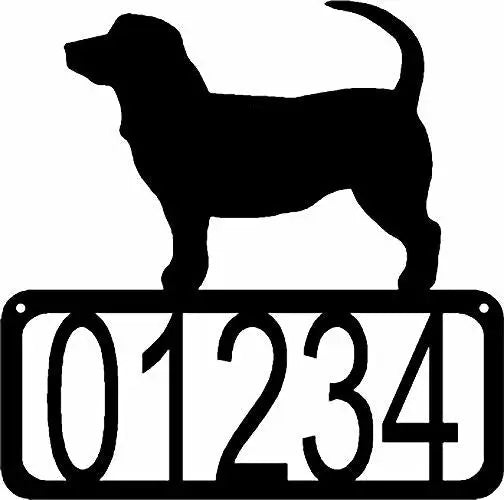 Petit Basset Griffon Vendeen Dog House Address Sign
