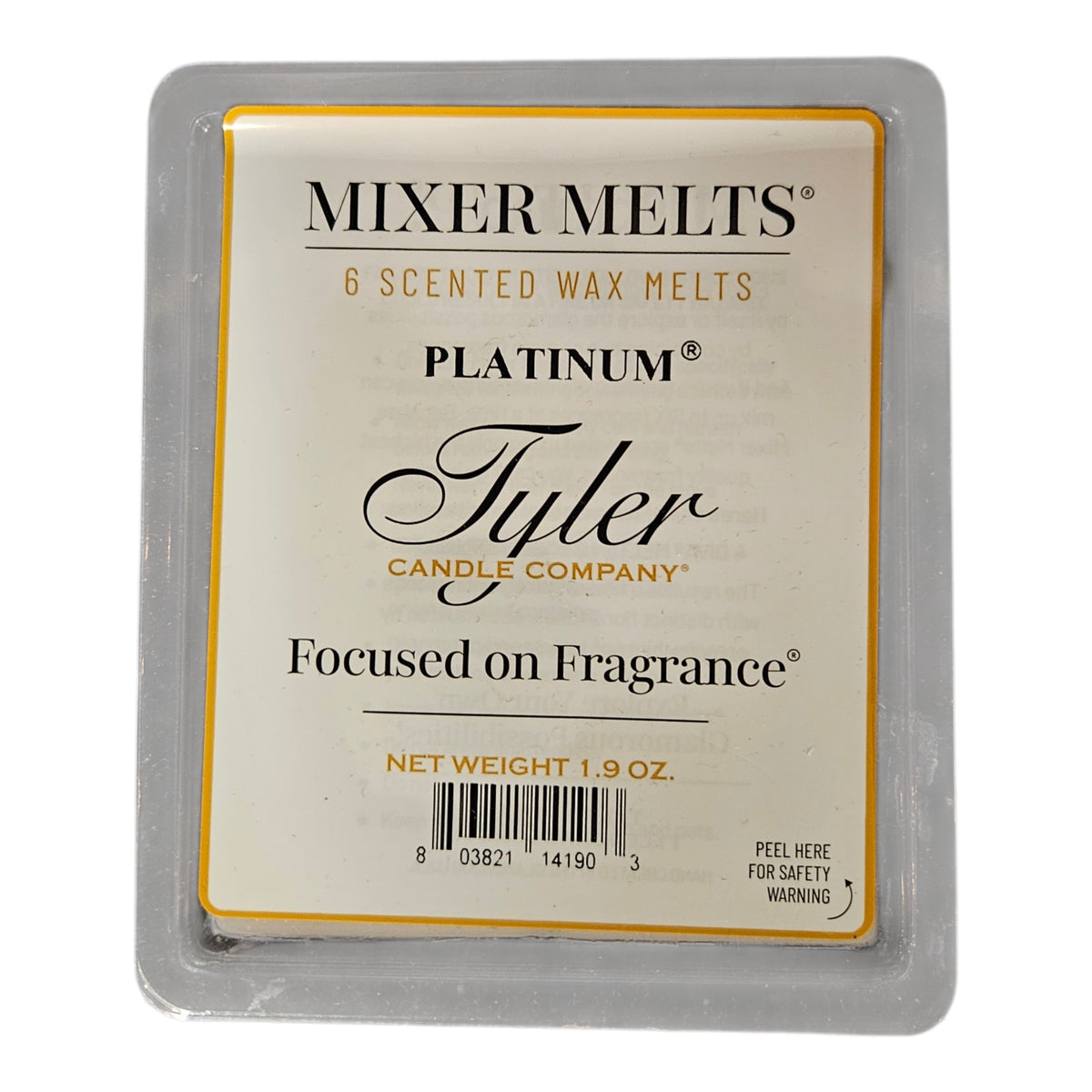 Tyler Candle Company Mixer Melt - Platinum