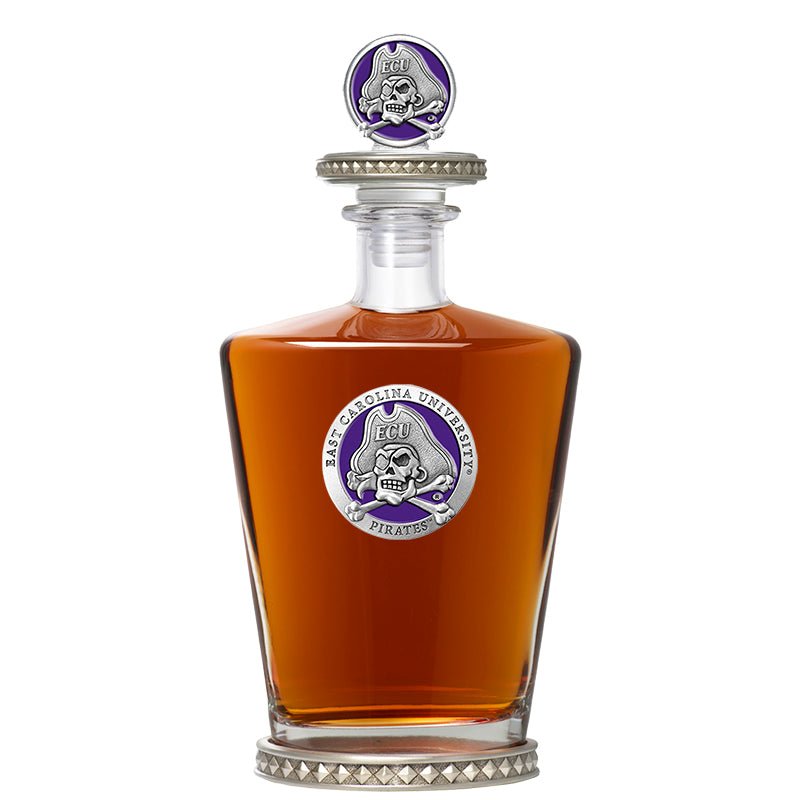 East Carolina University Royal Decanter w/ 3D Top-Diamond Accents