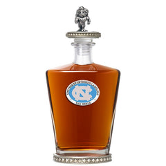 University of North Carolina Royal Decanter w/ 3D Top-Diamond Accents