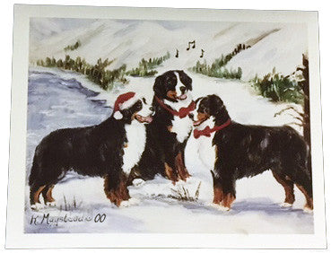 Ruth Maystead Christmas Cards - Bernese Mountain Dog (BMD4X)