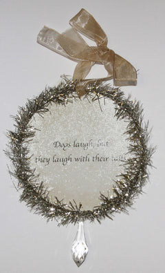 Rudolph & Me Dog Christmas Ornament - Cocker Spaniel (GW20) - Back