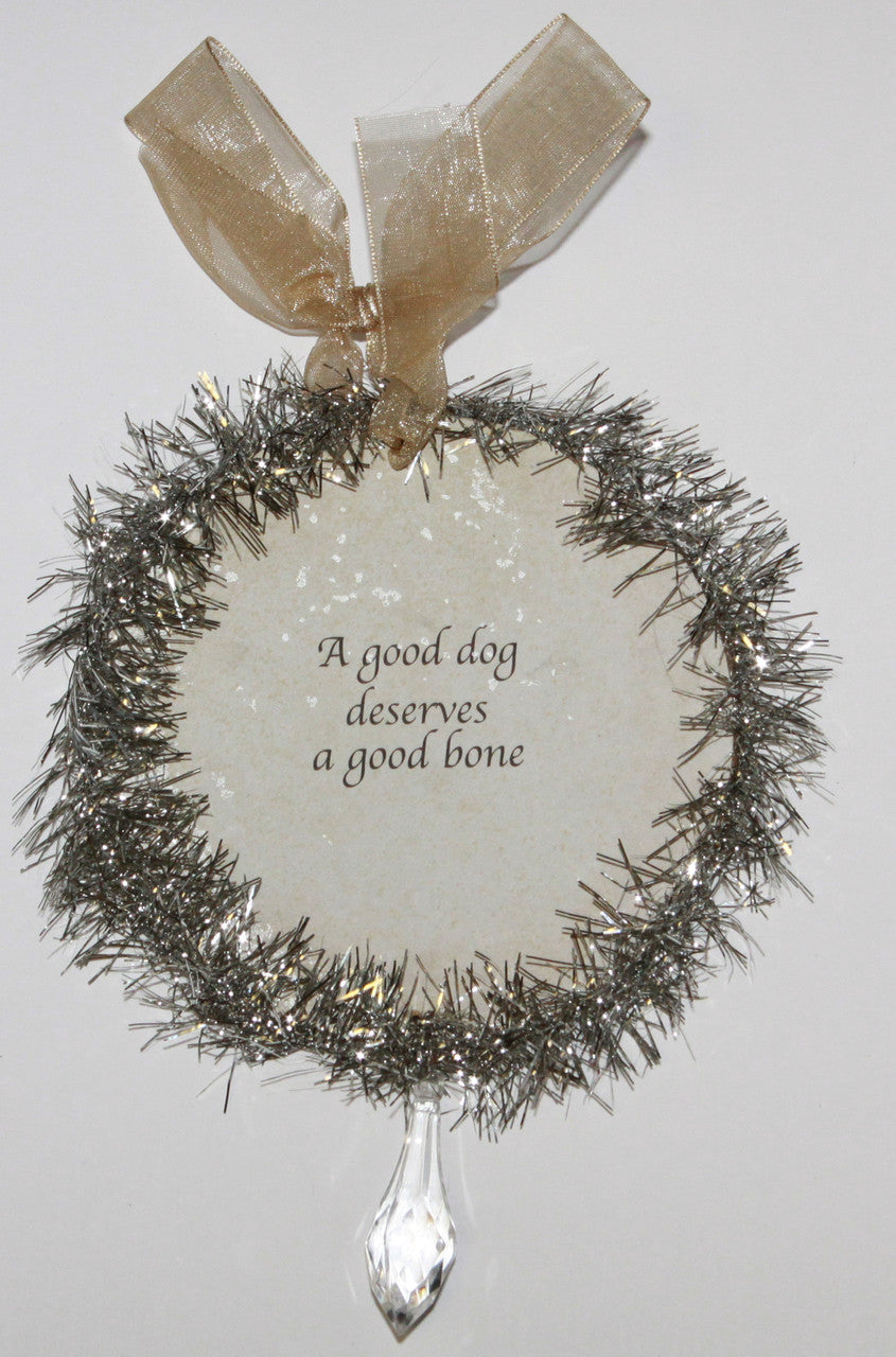 Rudolph & Me Dog Christmas Ornament - Dalmatian (GW24) - Back