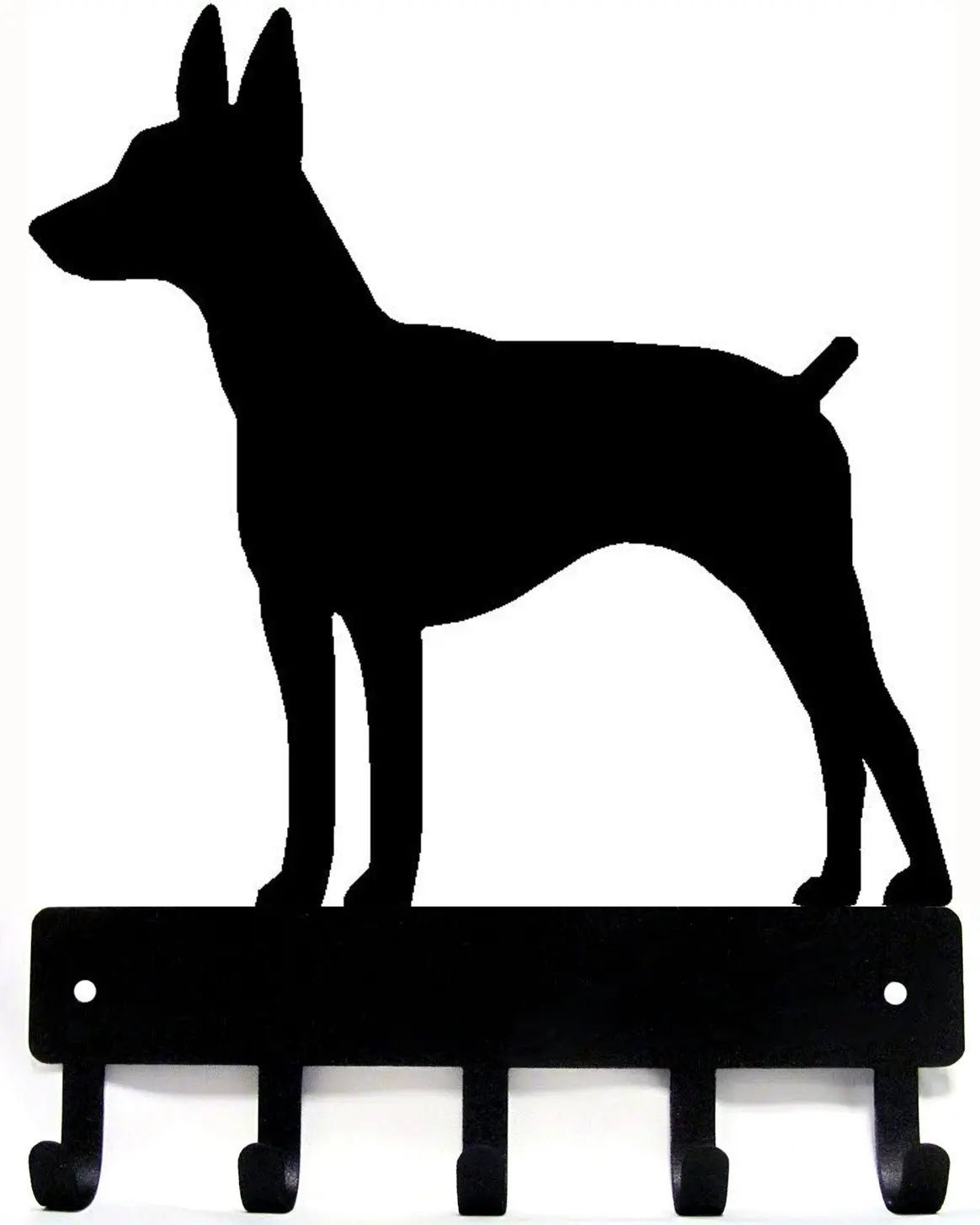 Rat Terrier Dog Key Rack/ Leash Hanger