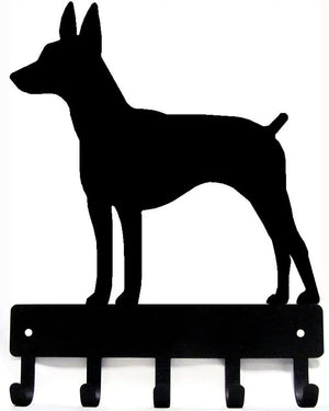 Rat Terrier Dog Key Rack/ Leash Hanger