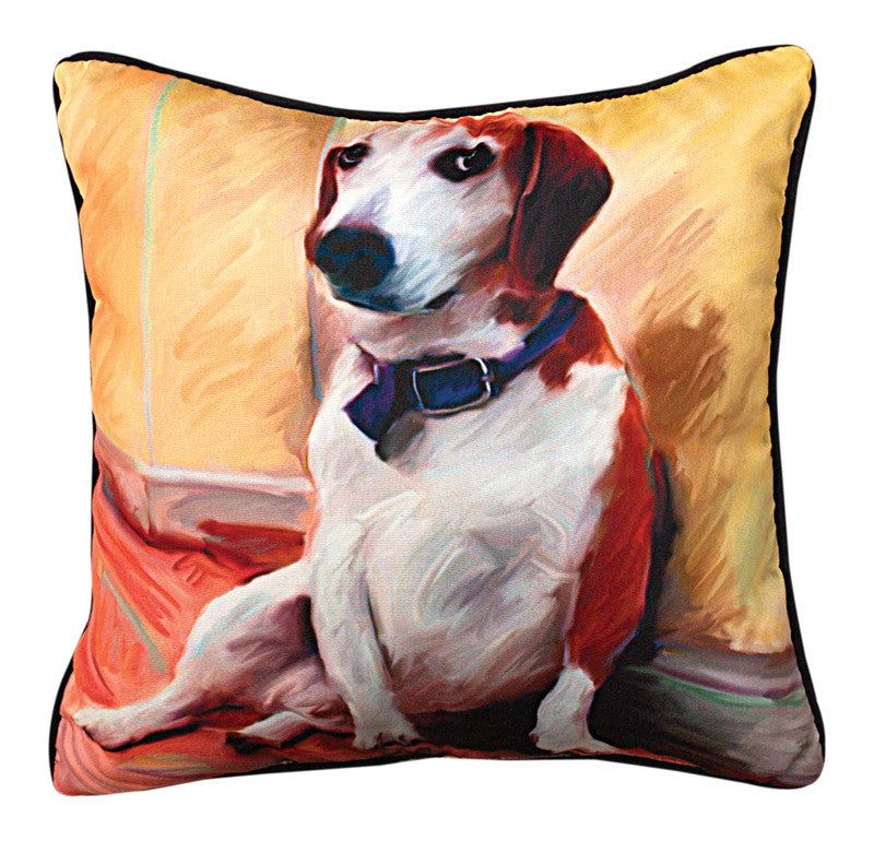 Paws & Whiskers 18in Pillow - Being A Beagle (MW-SLBBBG)