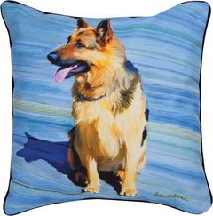 Paws & Whiskers 18in Pillow - Big Shutz German Shepherd (SLBSGS)