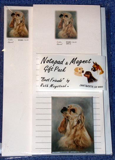 Ruth Maystead Gift Pack - Cocker Spaniel (Fawn) (SPC3)