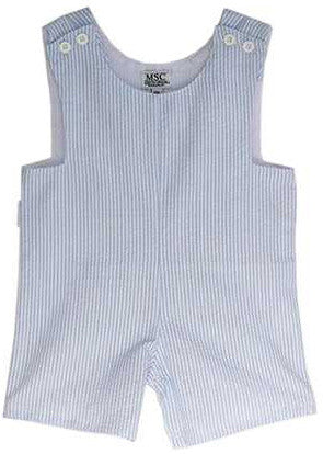 Main Street Collection MSC Seersucker Short All - Blue