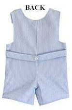 Main Street Collection MSC Seersucker Short All - Blue