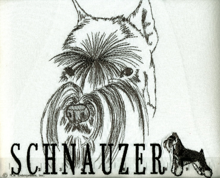 Gr8 Dogs Brand Schnauzer Adult T-Shirt