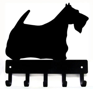 Scottish Terrier Dog Key Rack/ Leash Hanger