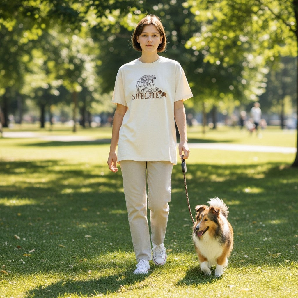 Gr8 Dogs Shetland Sheepdog (Sheltie) Adult Tee Shirt