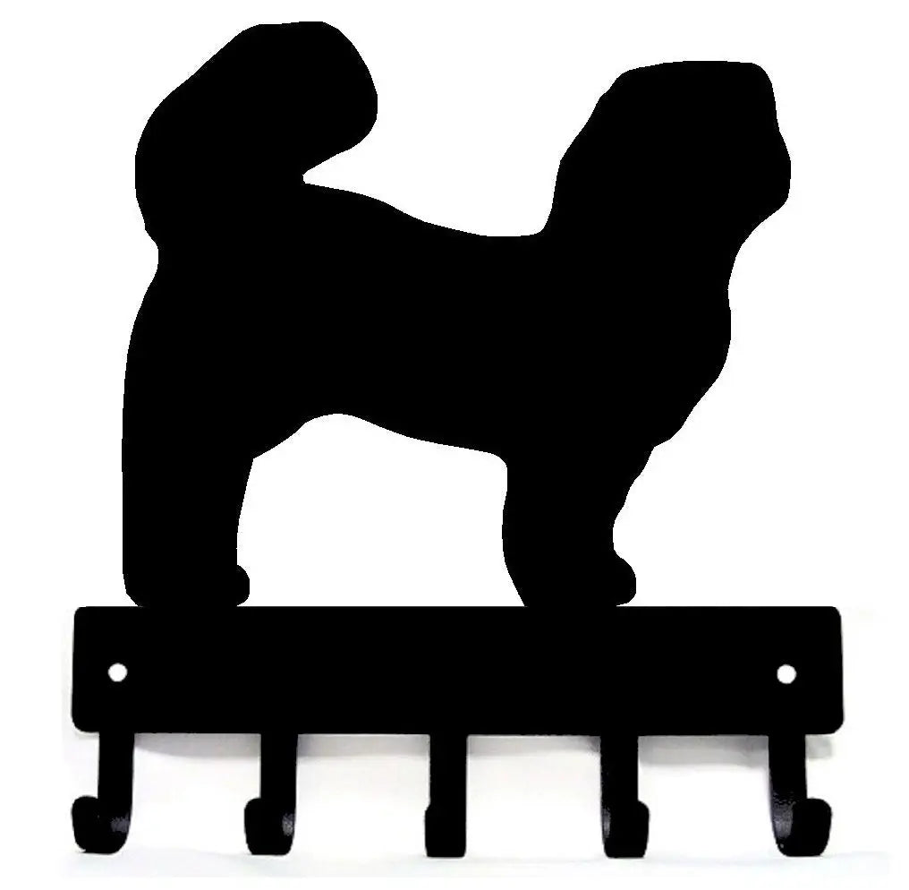 Shih Tzu Trimmed Coat Dog Key Rack/ Leash Hanger
