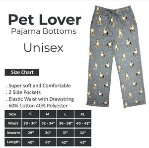 Comfies Unisex Pajama Bottoms -Bichon Frise