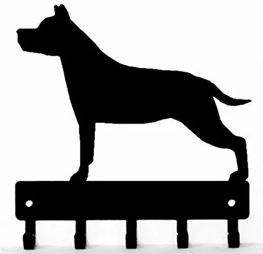 Staffordshire Terrier Dog Key Rack/ Leash Hanger