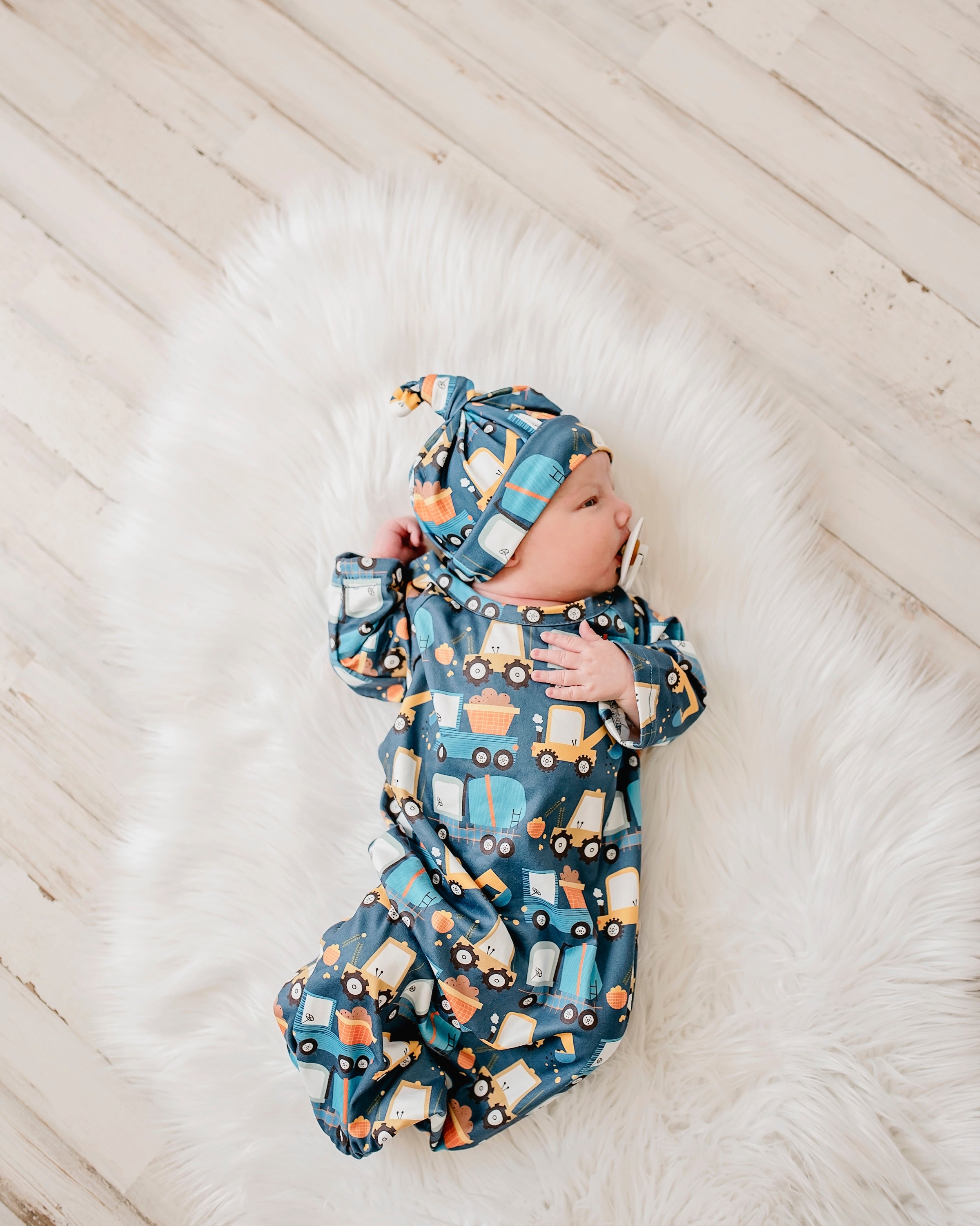 Truck Baby Gown