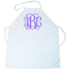 Vine Monogram Personalized Bib Style Kitchen Apron (100-0080-000)