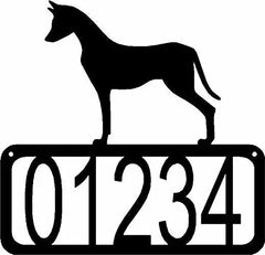 Xoloitzcuintli Dog House Address Sign