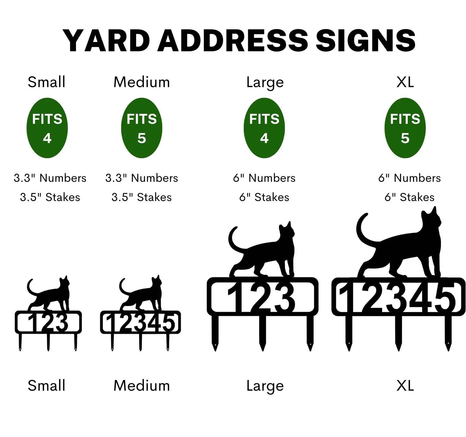 Border Collie Yard Address Sign with Stakes