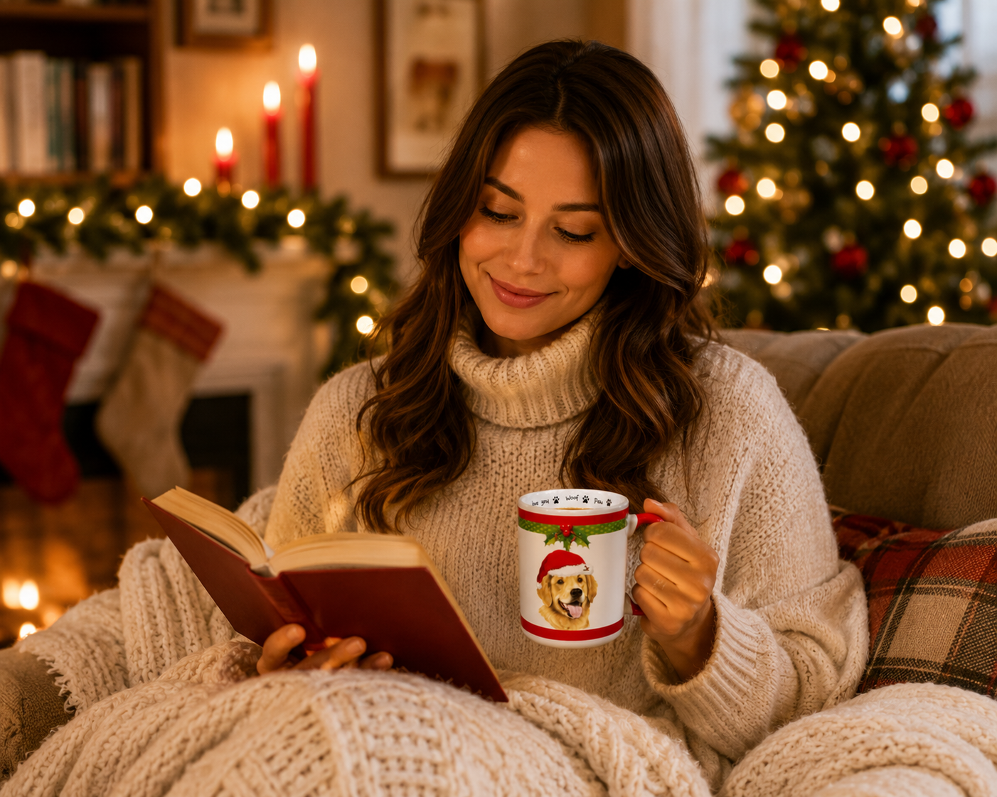 E&S Pets Beagle Christmas Mug