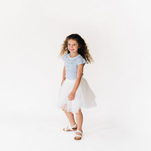 Ruffle Blue Pearl Outfit- Child