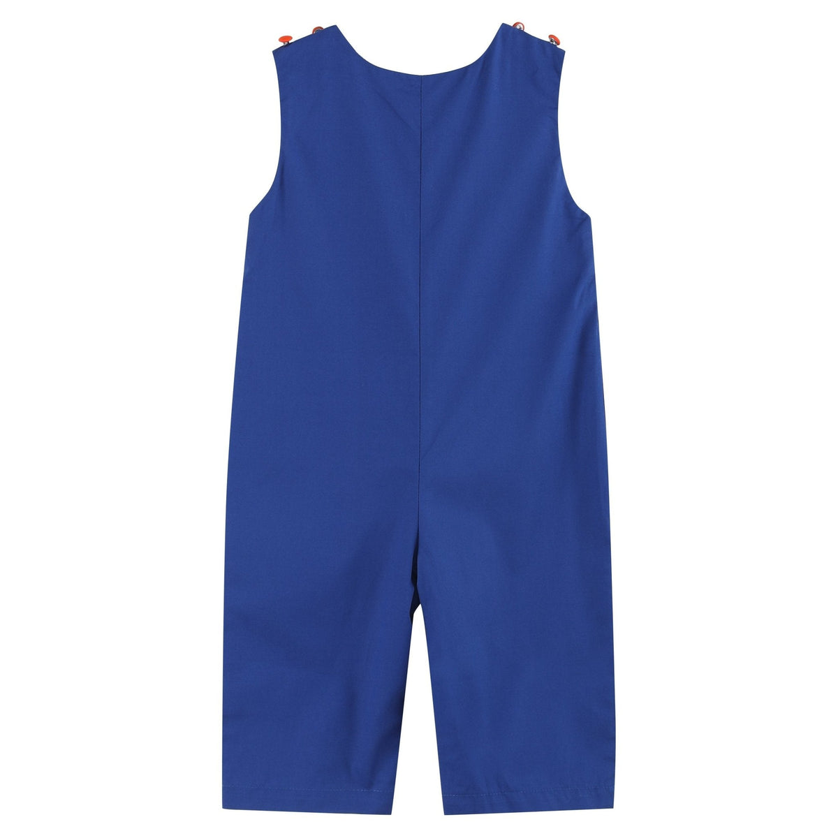 Blue and Orange Football Smocked Longall