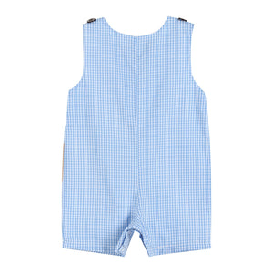 Blue Gingham Puppy Jon Jon