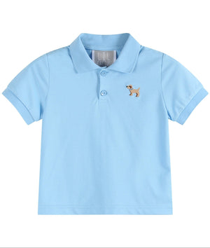 Blue Puppy Golf Polo Shirt